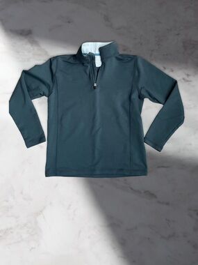 J.Crew Boys' performance half-zip in blue size medium 8/9